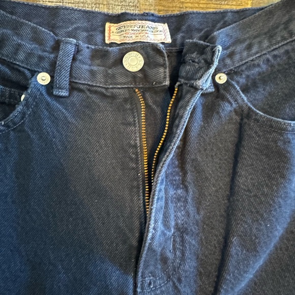 Vintage Guess Jeans A Georges Marciano Design Made in USA Navy Size 28X30 - Picture 3 of 15